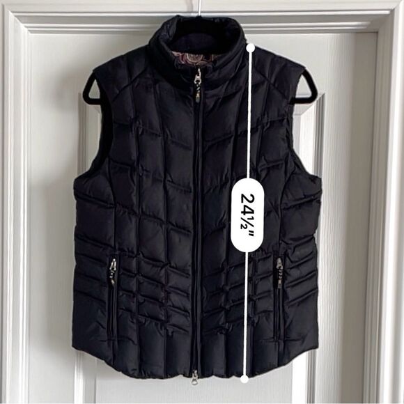 Royal Robbins Black Quilted Down Puffer Vest Size M - Picture 3 of 9